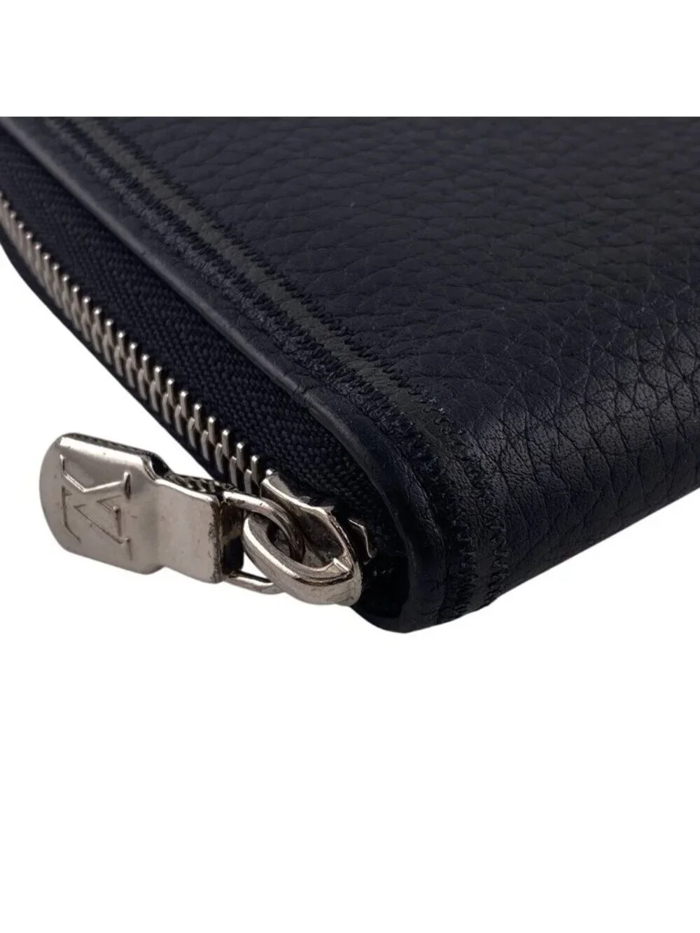 Louis Vuitton Wallet Zippy Vertical Card Holder Coin Purse Black